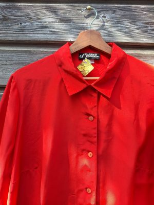 Chemise légère rouge