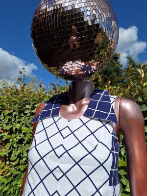 Robe vintage à carreaux