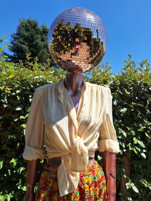 Chemise beige vintage