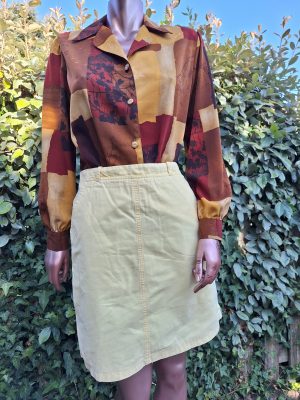 Jupe jaune pale Camaïeu 2000