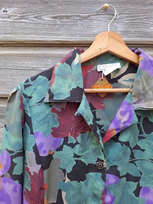 Chemise fleurs vintage