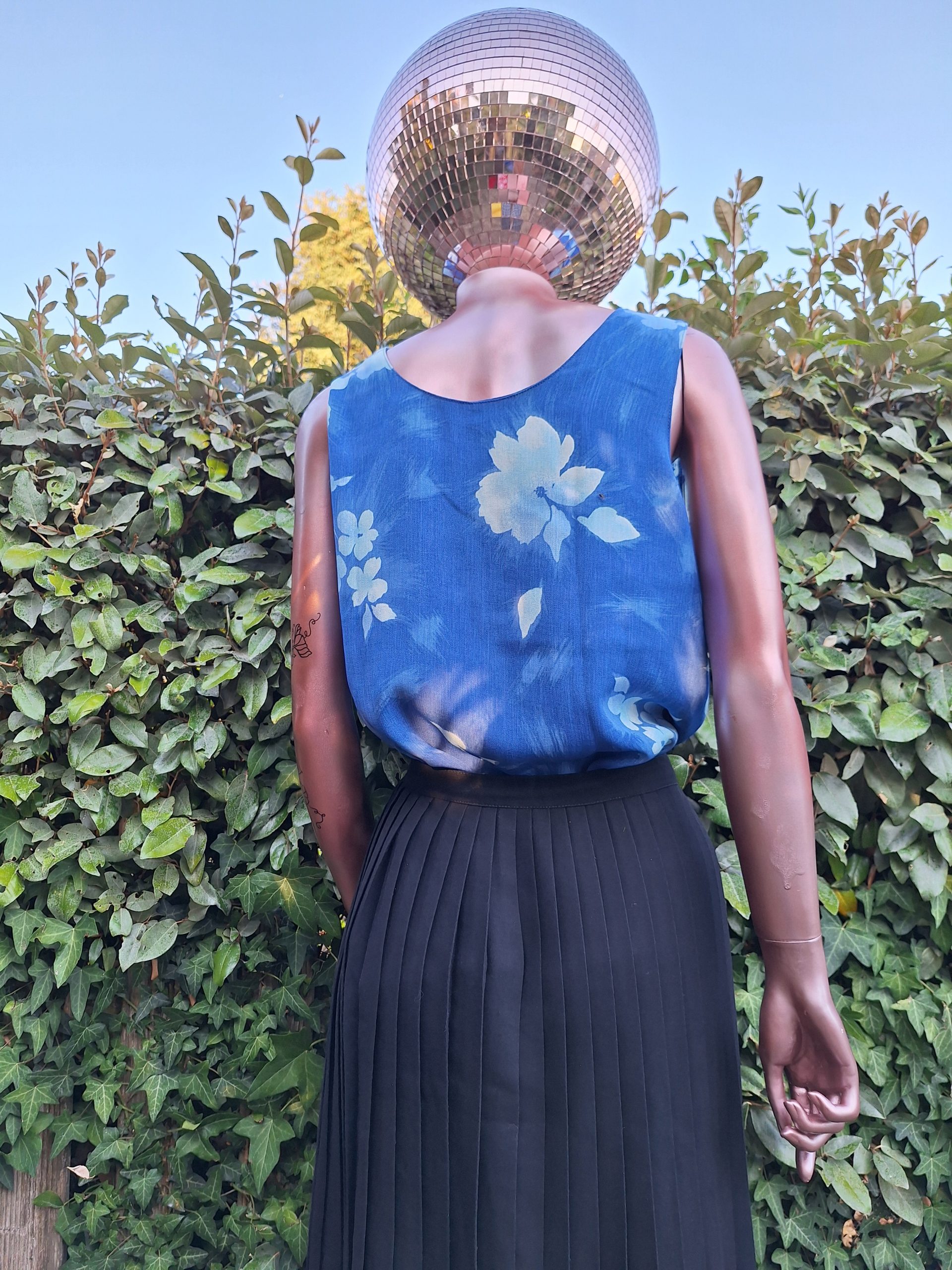 Top fleurs bleues – Image 5