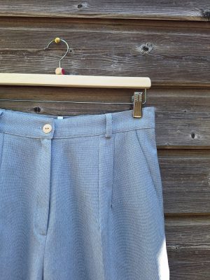 Pantalon gris carotte