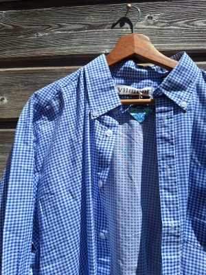 Chemise carreaux bleu Vilmont