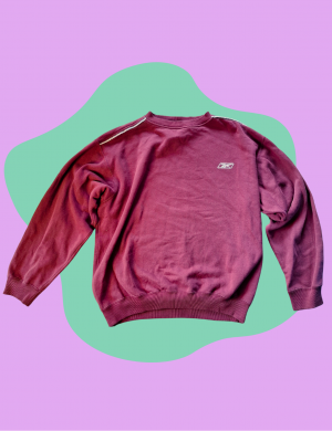 Sweat Reebook bordeaux