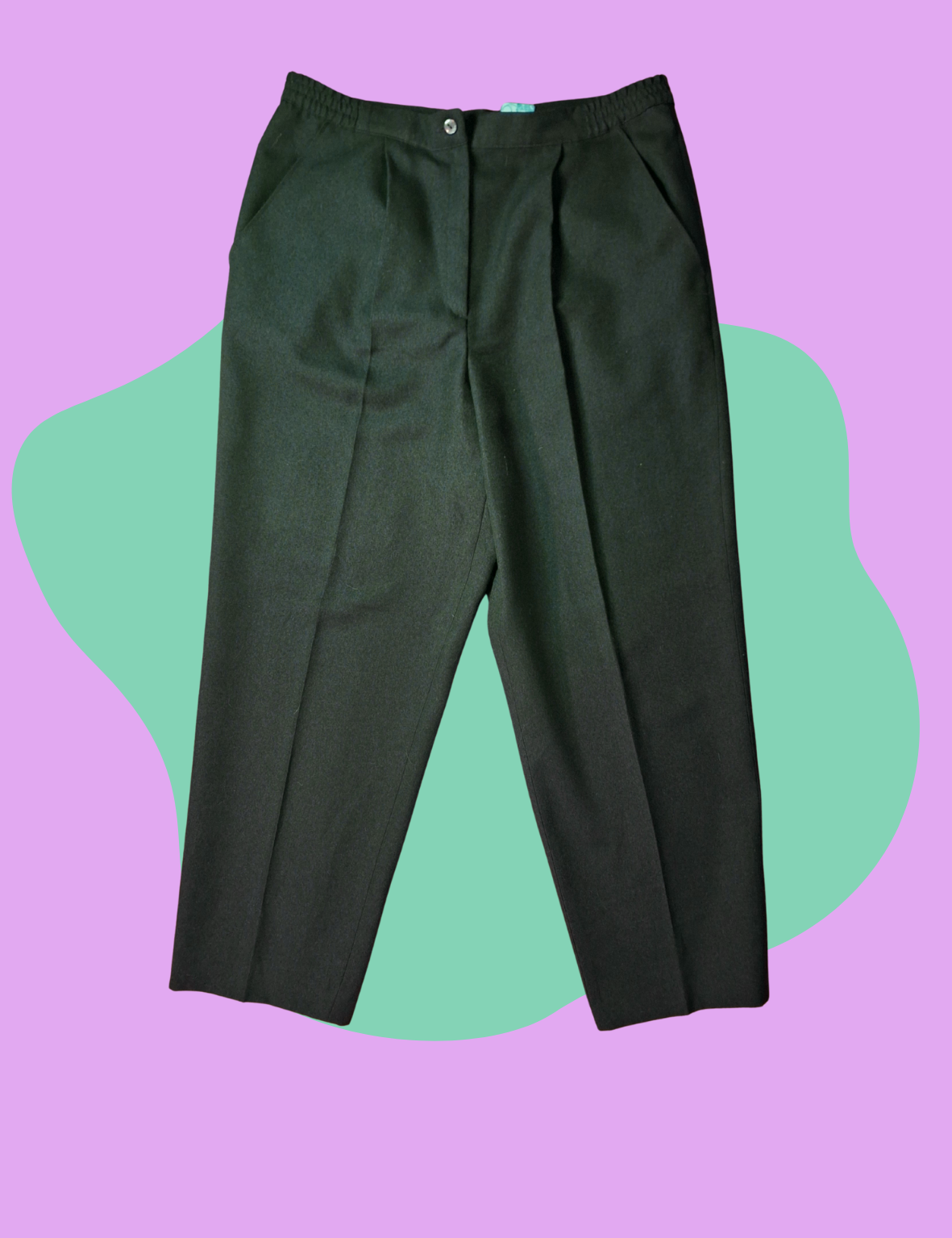 Pantalon vert kaki vintage