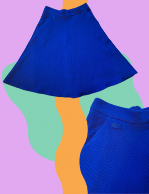 Jupe bleue Lacoste