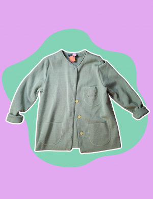 Gilet vert La Maille