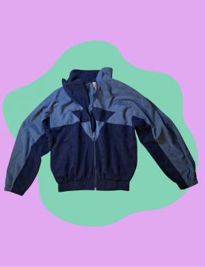 Veste sweat gris/noir