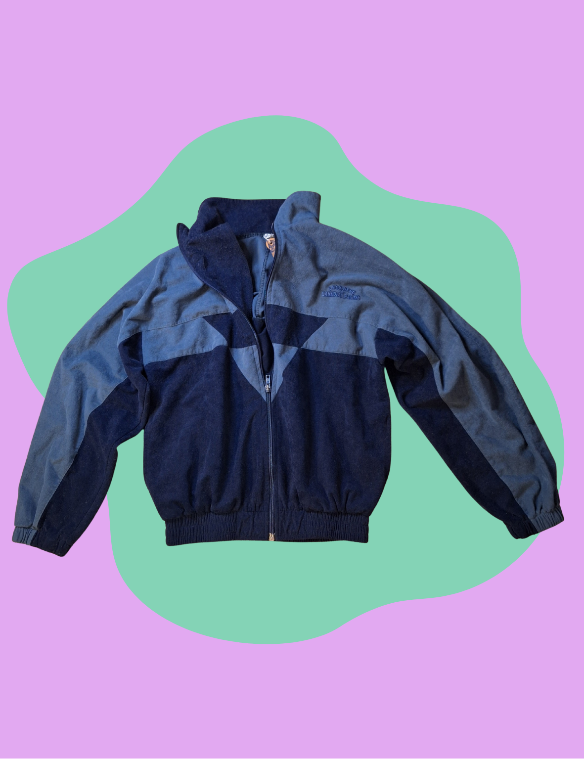 Veste sweat gris/noir