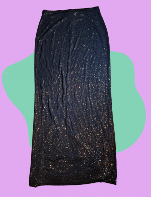 Jupe noire paillettes
