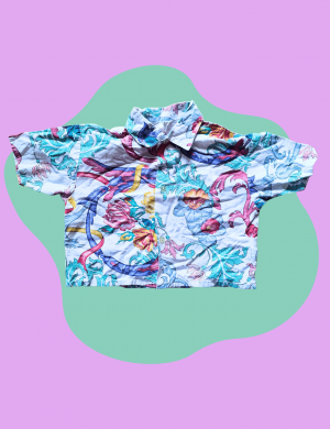 Chemise à fleurs enfant