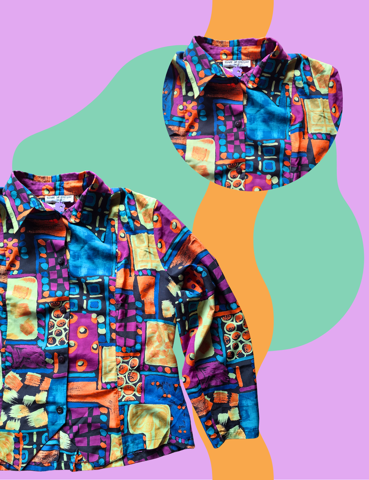 Chemise colorée funny fun – Image 2