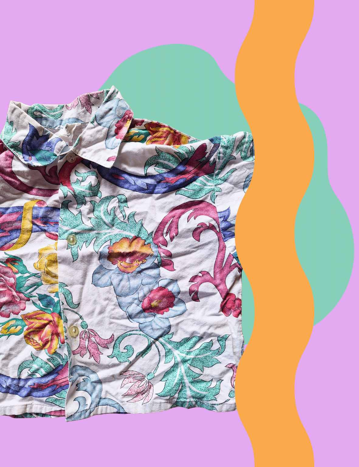 Chemise à fleurs enfant – Image 2