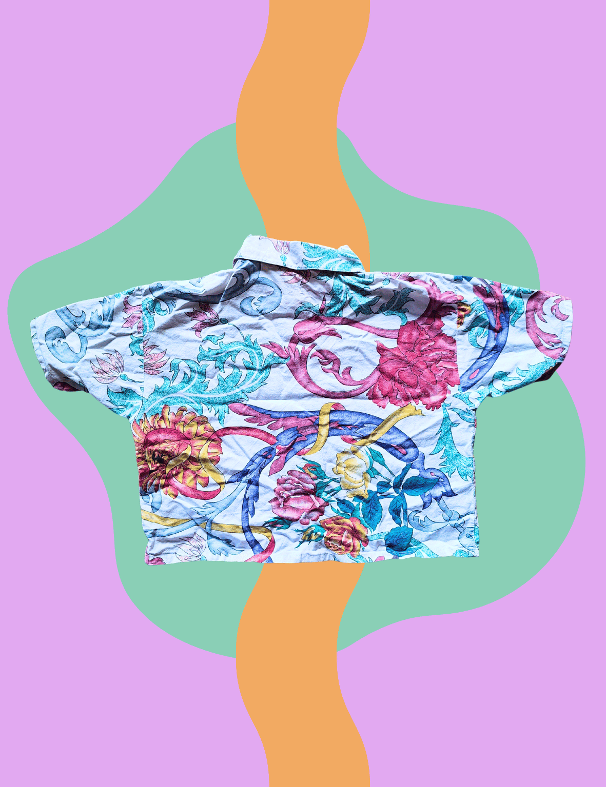 Chemise à fleurs enfant – Image 3